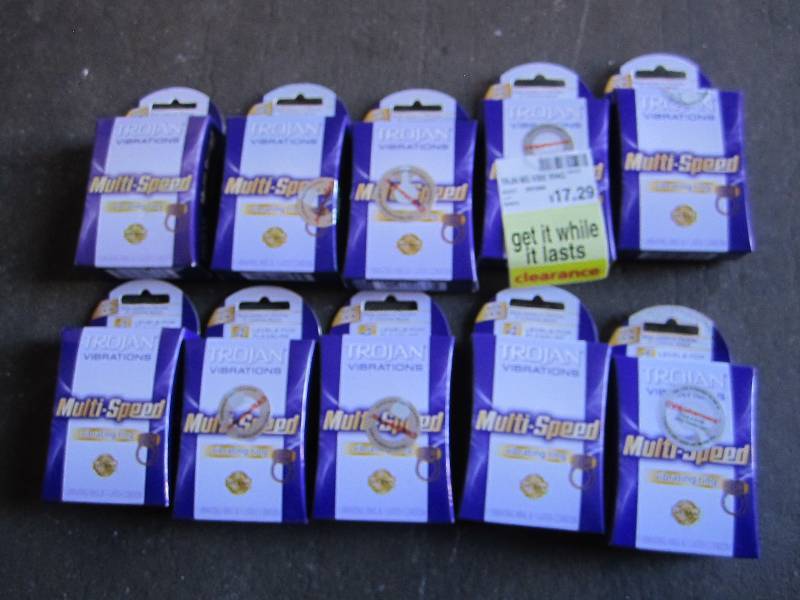 lot 225 image: 10 Packs of Trojan multi speed vibr...