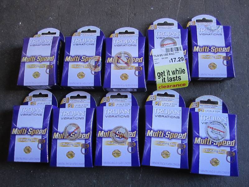 lot 227 image: 10 Packs of Trojan multi speed vibr...