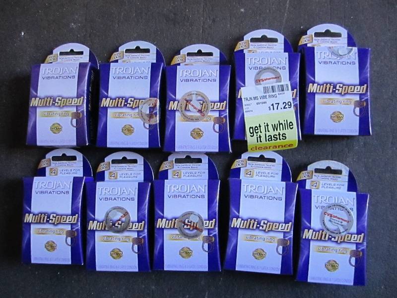 lot 228 image: 10 Packs of Trojan multi speed vibr...