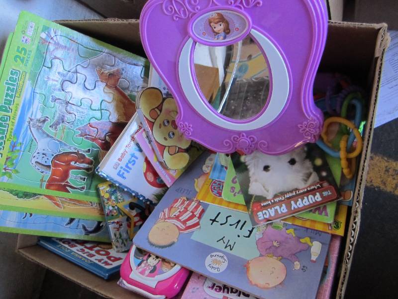 lot 113 image: Lot of kids books and toys...