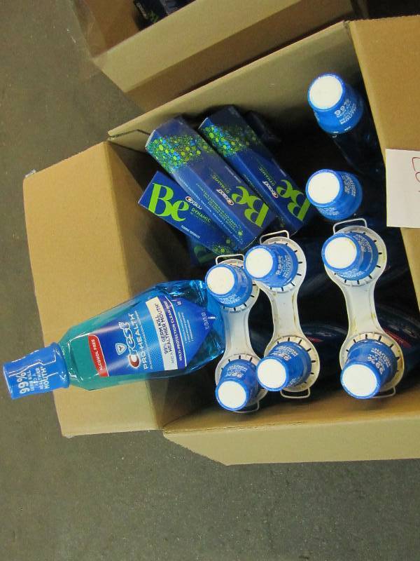 lot 172 image: Lot of Crest toothpaste and mouthwa...