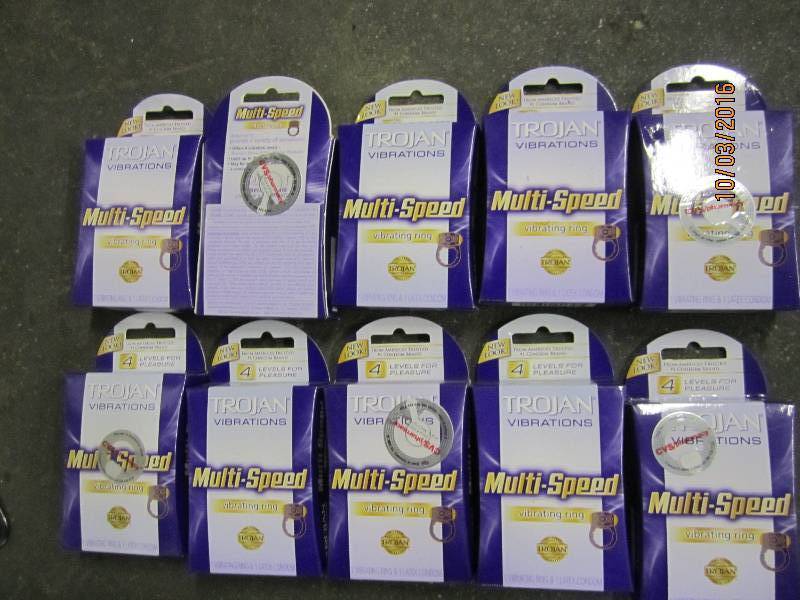 lot 265 image: Lot of 10 Trojan multi speed vibrat...