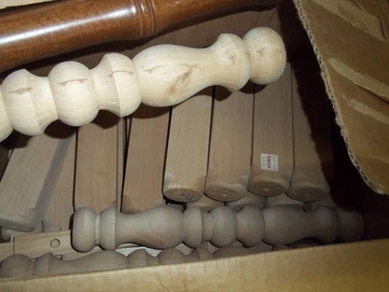 Box of Wood Pieces