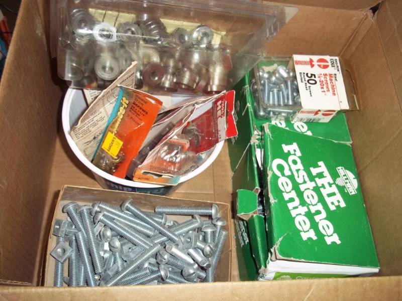 Box of Assorted Hardware