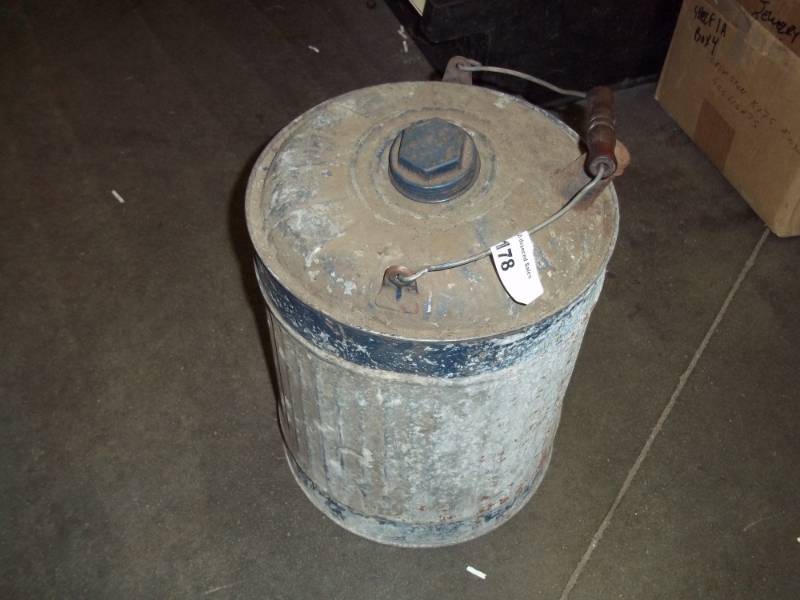 3 gallon metal can 13 x 11