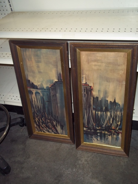 2 Ozz Franca vintage prints 12 x 25