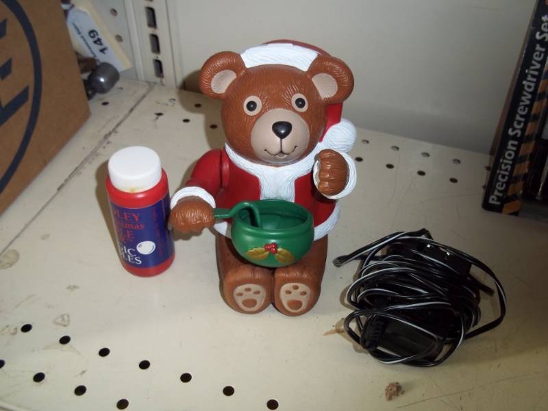 Christmas Bear Bubble Blower