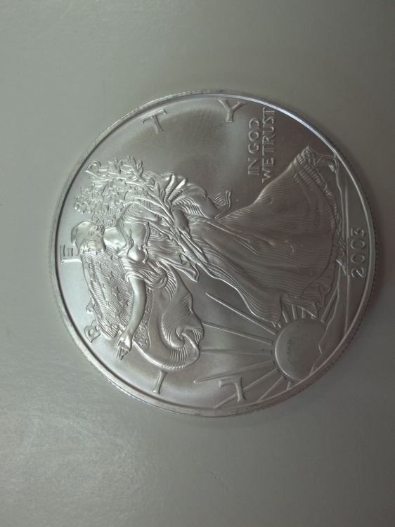 Silver American Eagle 1 Oz. Fine Silver Year 2003 Coin