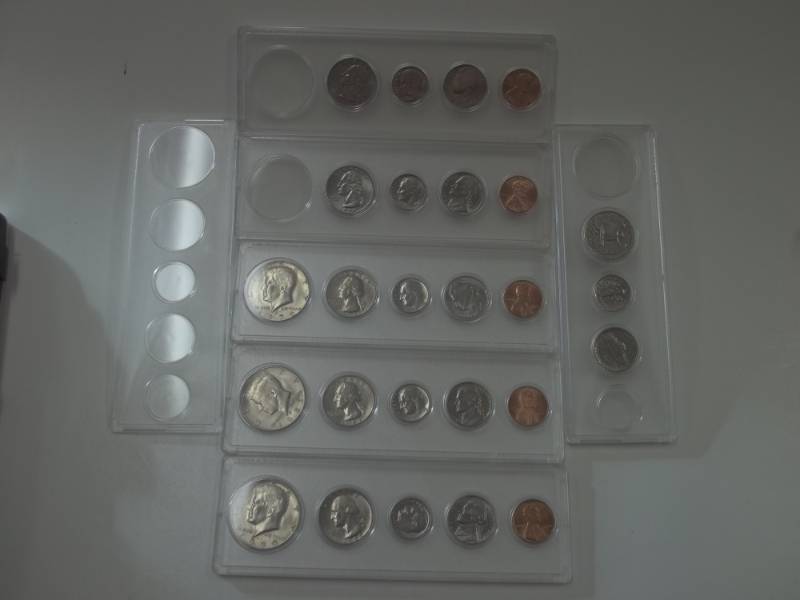 Coin sets assorted dates