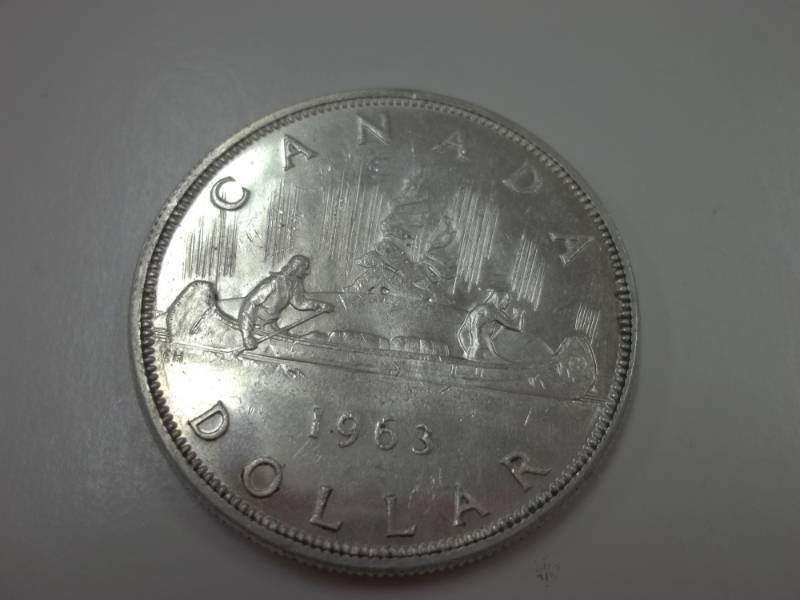 1963 Voyager Canadian Silver Dollar 80% Silver