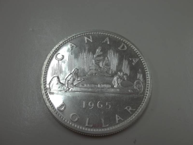1965 Voyager Canadian Silver Dollar 80% Silver