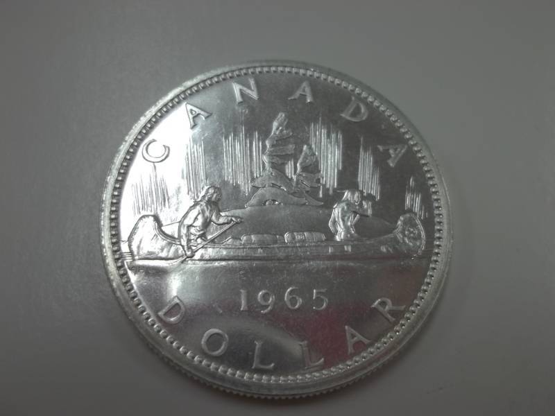 1965 Voyager Canadian Silver Dollar 80% Silver