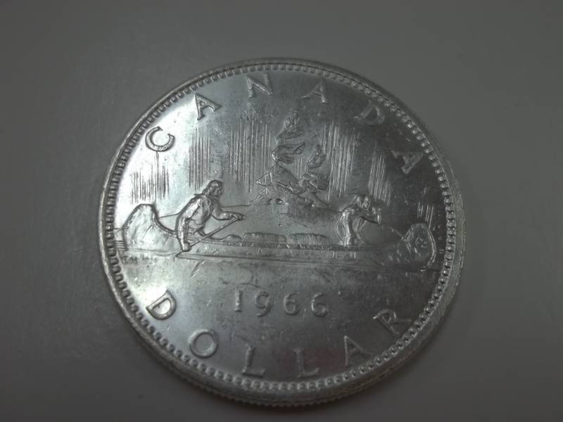 1966 Voyager Canadian Silver Dollar 80% Silver
