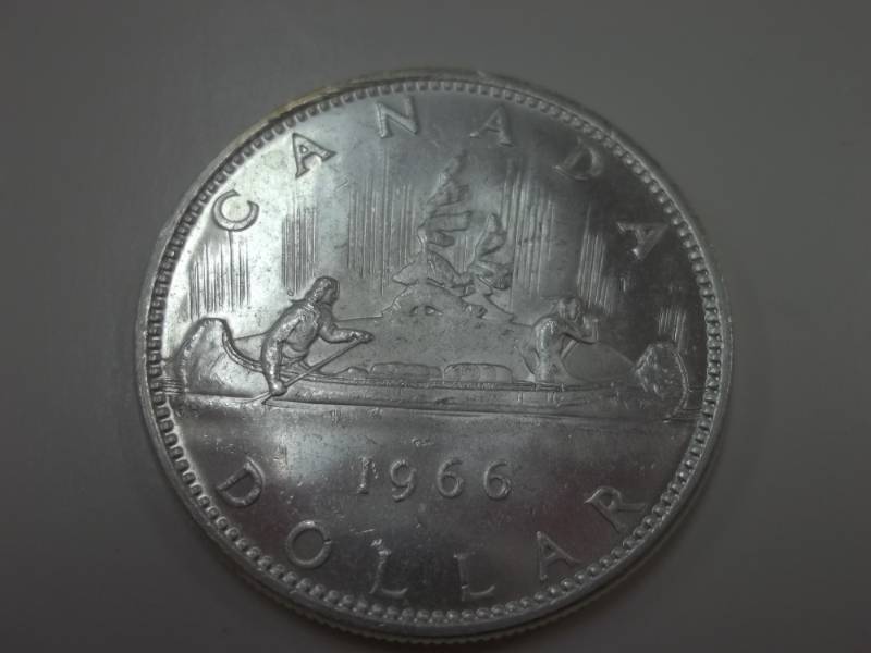 1966 Voyager Canadian Silver Dollar 80% Silver