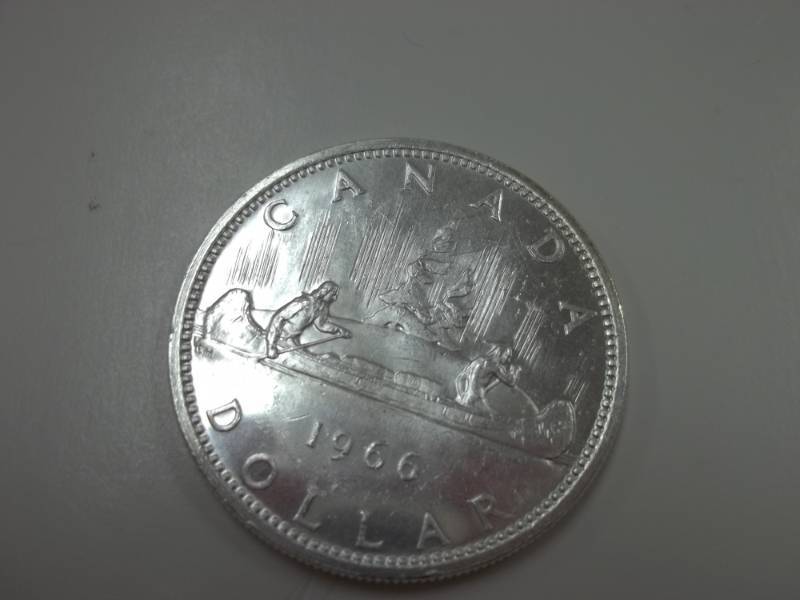 1966 Voyager Canadian Silver Dollar 80% Silver