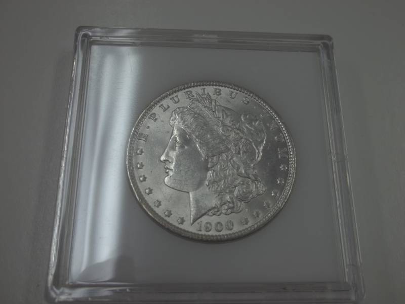 1900 Morgan Silver Dollar 90% Silver in case