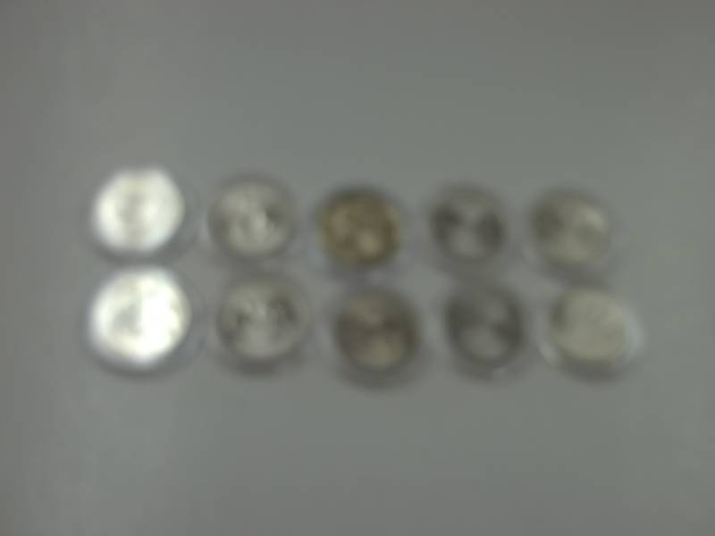 10 - 2000 South Carolina Quarters in case