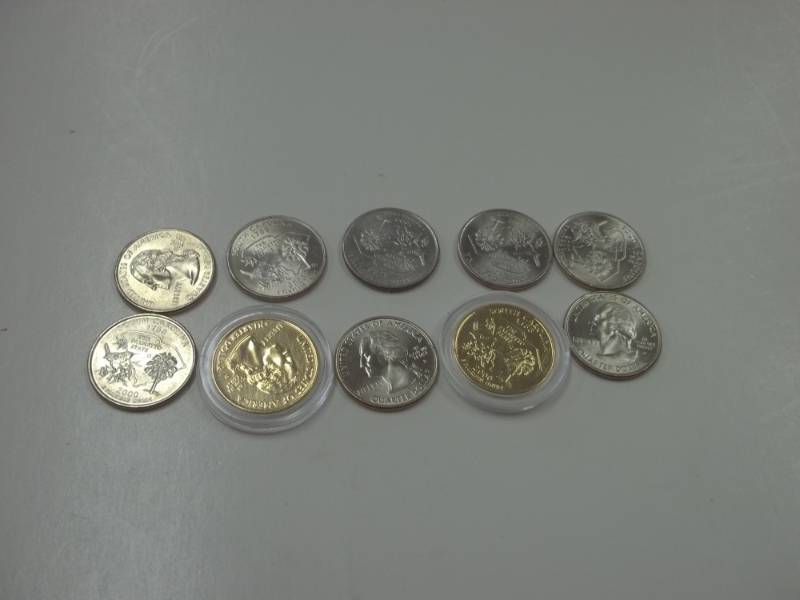10 - 2000 South Carolina Quarters