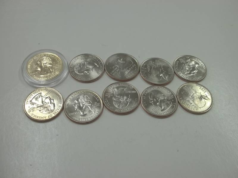 10 - 2002 Louisiana Quarters
