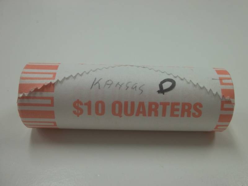 Roll of Kansas 2005 D Quarters