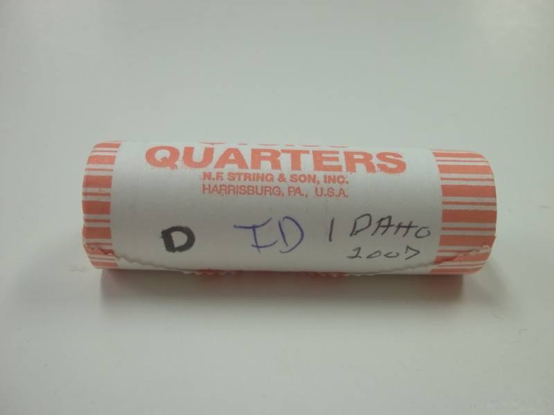 Roll of Idaho 2007 D Quarters