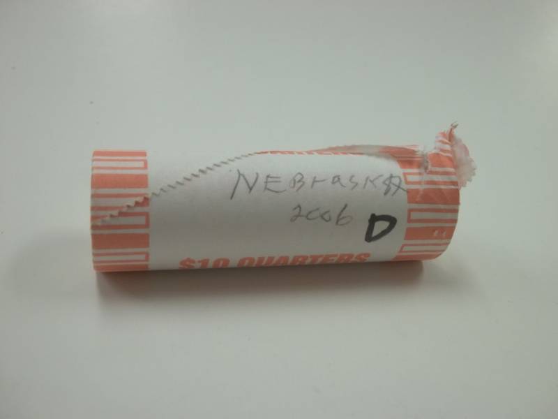 Roll of Nebraska 2006 D Quarters