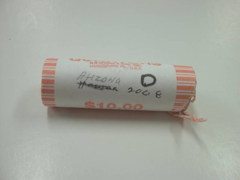 Roll of Arizona 2008 D Quarters
