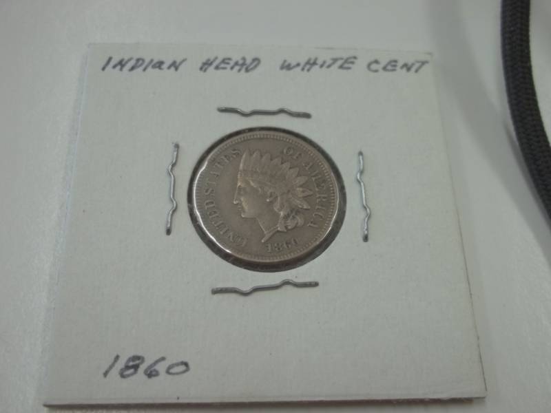 1860 Indian Head White Cent