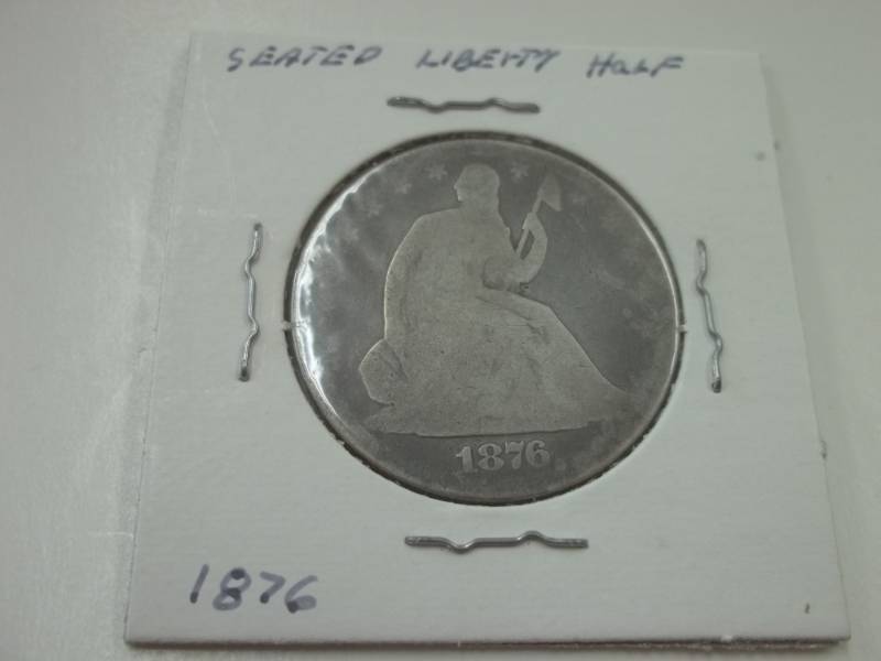 1876 Seated Liberty Half Dollar