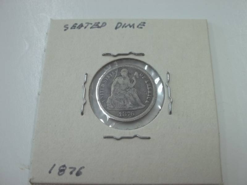 1876 Seated Dime