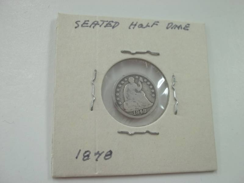 1848 Seated Half Dime