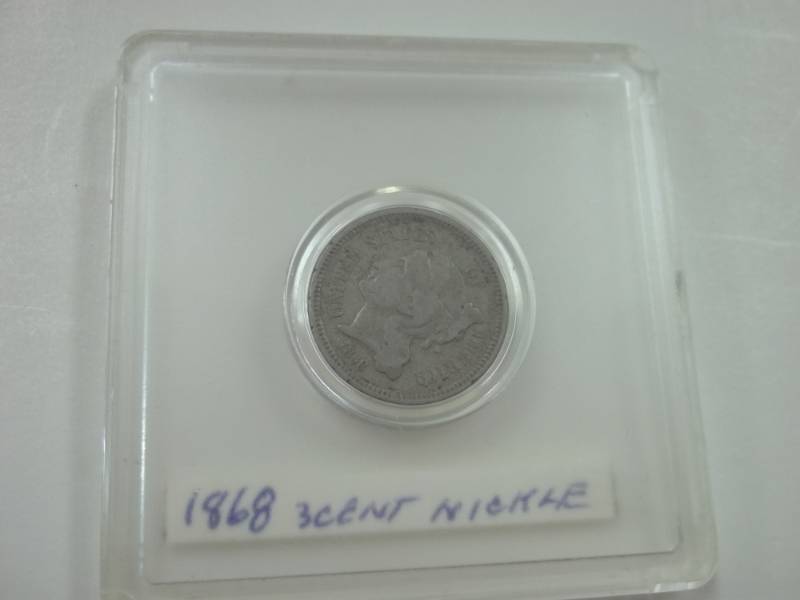 1868 3 Cent Nickle