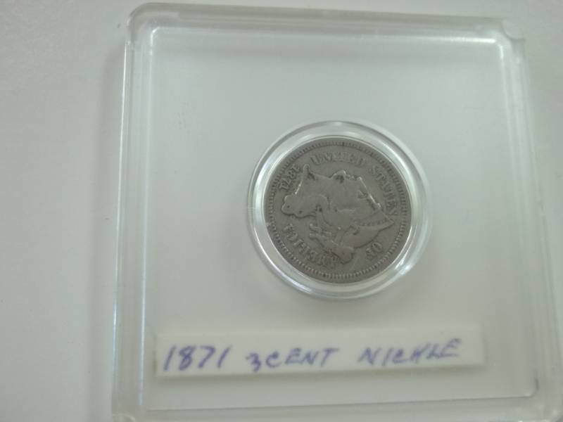1871 3 Cent Nickle