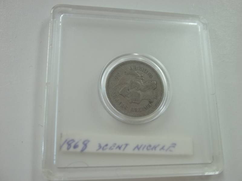 1868 3 Cent Nickle