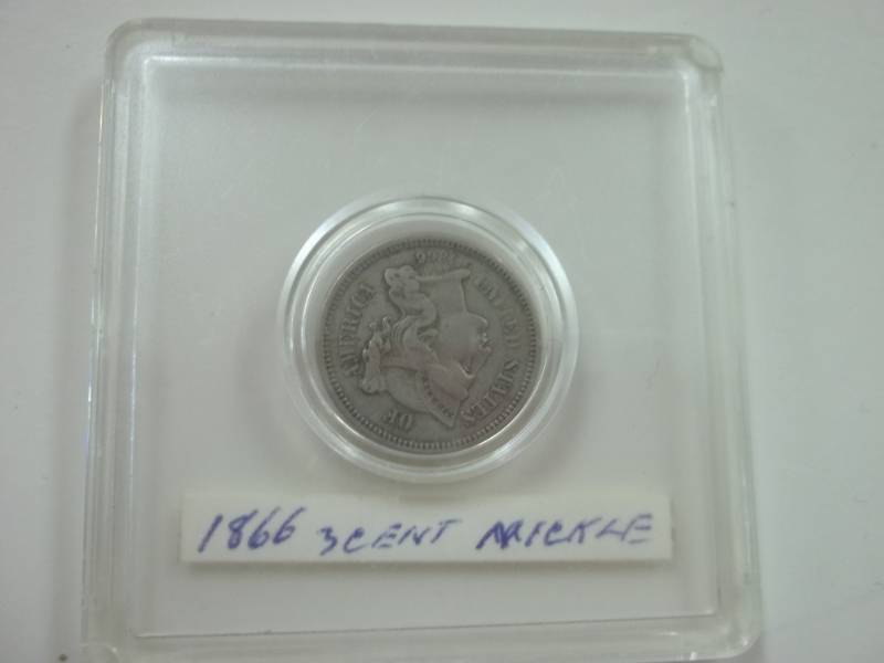 1866 3 Cent Nickle