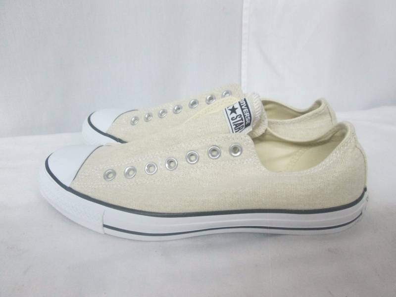 lot 58 image: Converse Unisex Washed Textile Low-Cut Sneakers