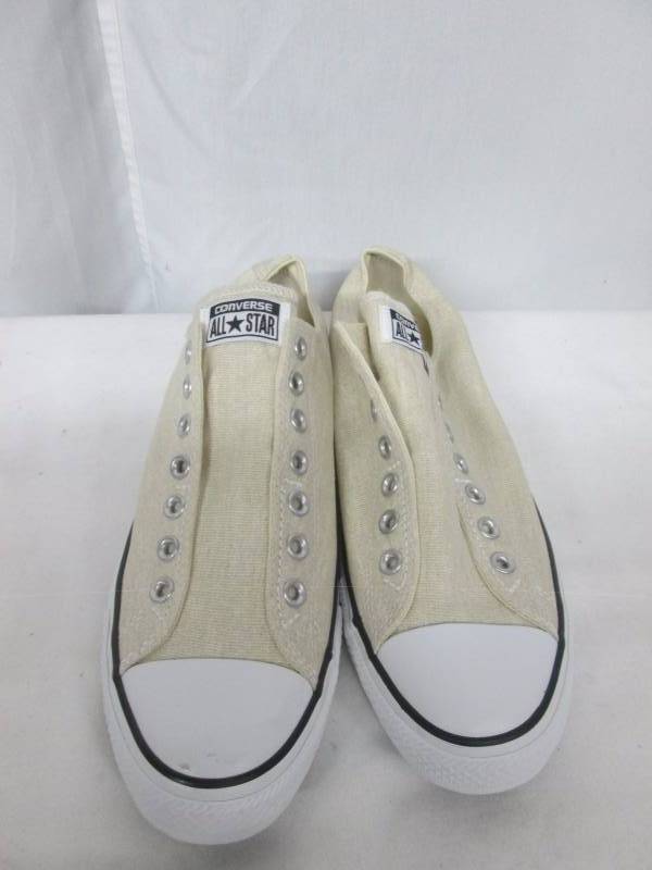 lot 49 image: Converse Unisex Washed Textile Low-Cut Sneakers