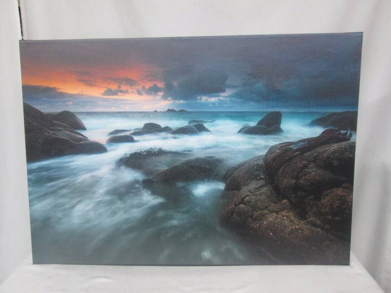 lot 28 image: Mathieu Rivrin Brittany Canvas Art 32 x 2 x 22