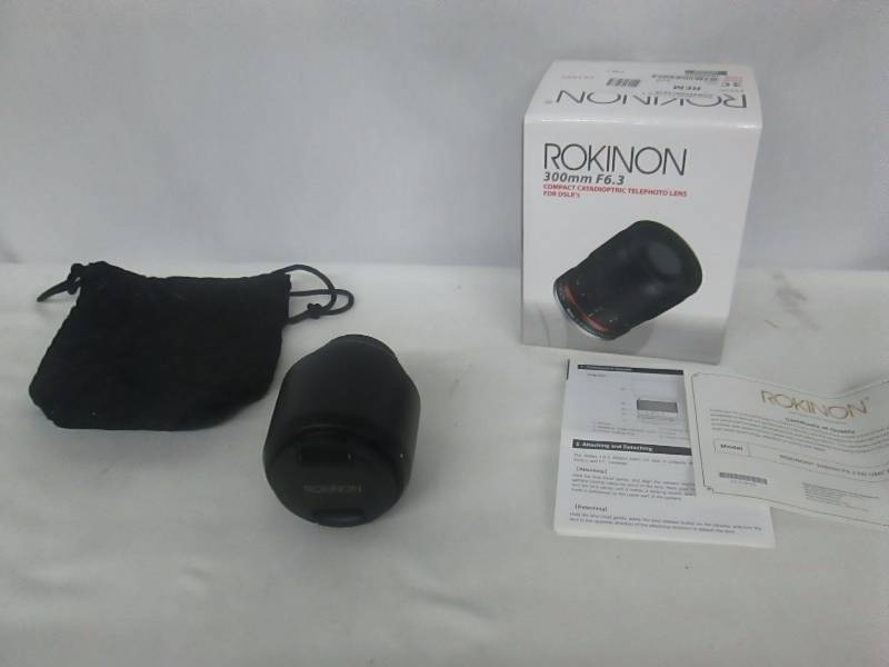 lot 6 image: Rokinon 300mm F6.3 Telephoto Lens for Nikon DSLR