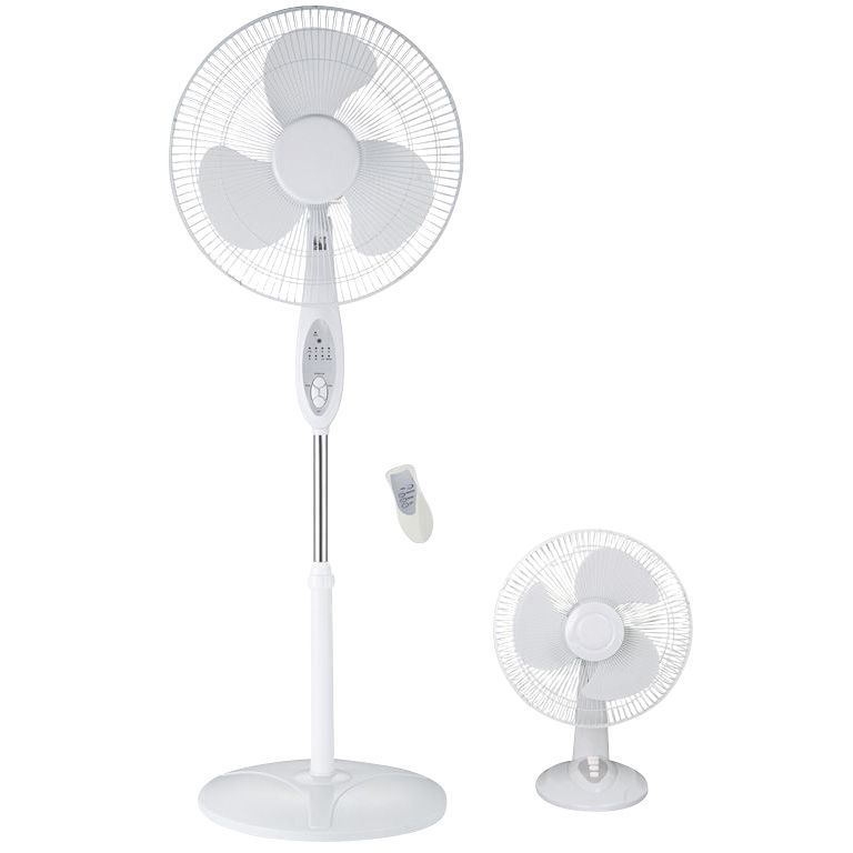 lot 25 image: Optimus  16 Oscillating Stand Fan and 12 Table Fan Set