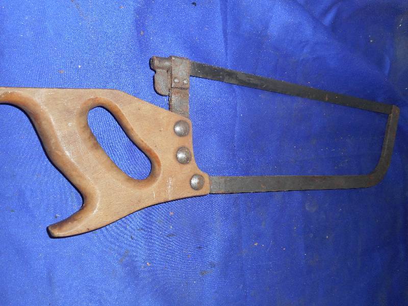 WOOD HANDLED MEAT SAW