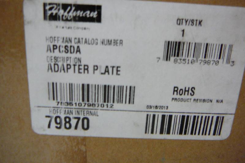 Hoffman APCSDA Adater ate 2 count
