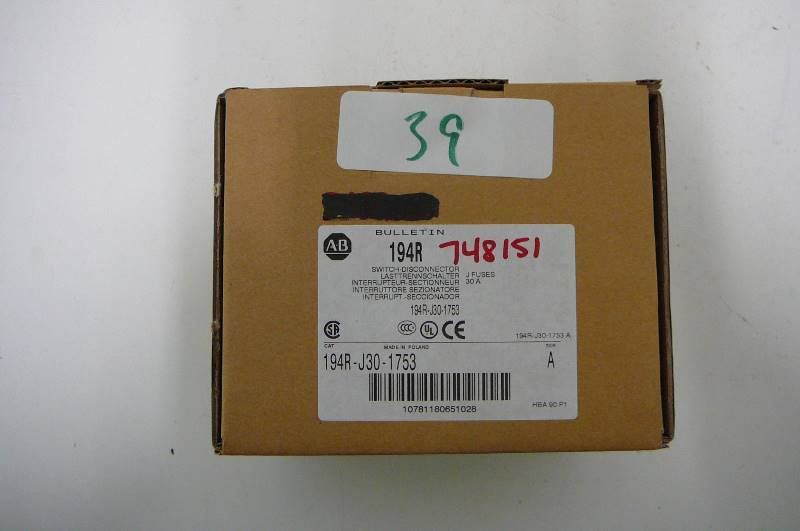 A-B 194R Switch Disconnector NEW