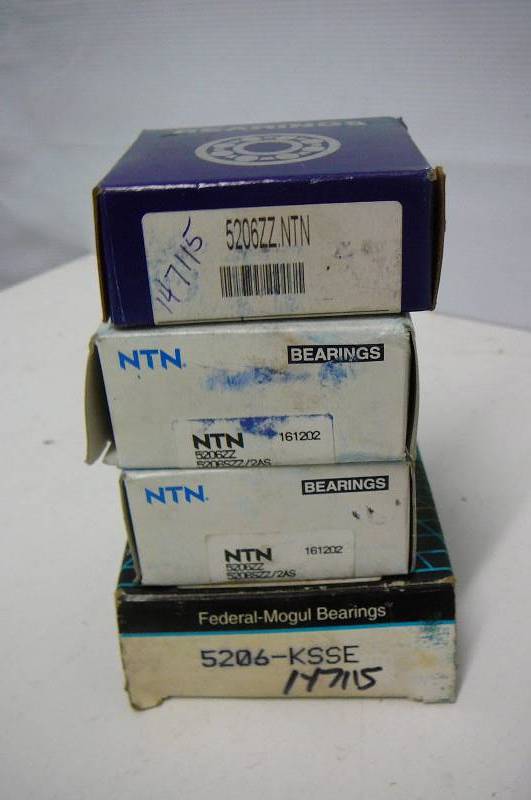 Bearings 1 BRG-5206BZZ  30MM1D  4 Count