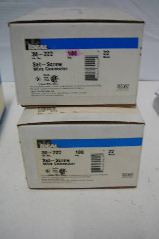 Ideal Set Screw wire Connectors model 22 100 per box 2 Boxes