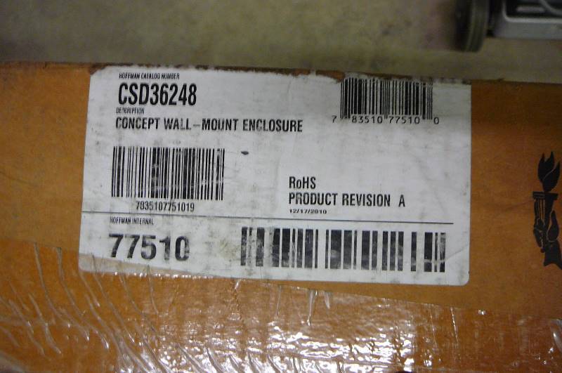 Hoffman Concept wall - Mount Enclosure CSD36248 New in Box