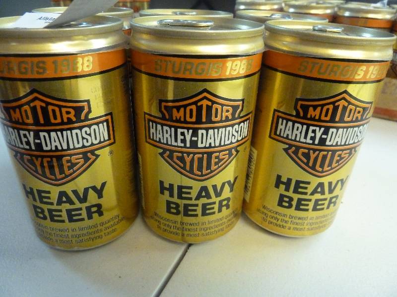 HARLEY DAVIDSON COLLECTIBLE BEER CANS 1980'S - PRESENT ...