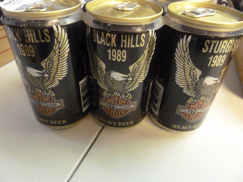 lot 503 image: Harley Davidson Collectible Unopened Beer Cans