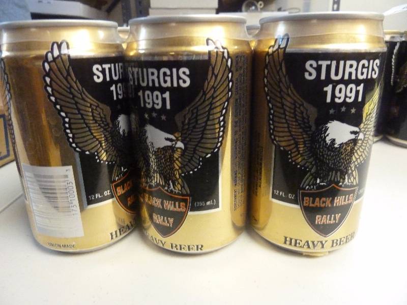 lot 518 image: Harley Davidson Collectible Unopened Beer Cans