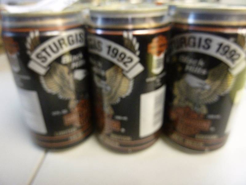 lot 551 image: Harley Davidson Collectible Unopened Beer Cans